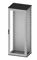 Сборный шкаф CQE, застеклённая дверь и задняя панель, 1600x1000x600мм - фото 1 - id-p71841274