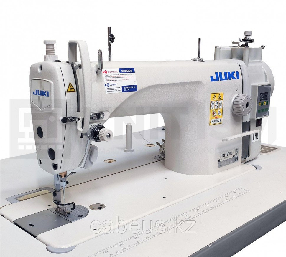 Прямострочная промышленная швейная машина Juki DDL-8700L со встроенным мотором и позиционером иглы - фото 1 - id-p71842894