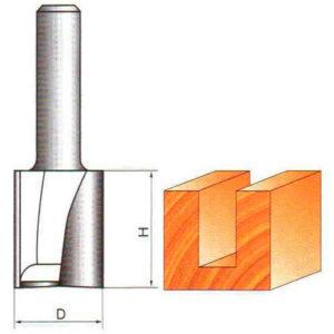 Фреза прямая пазовая Глобус D=22,l=30,d=8mm арт.1003 D22