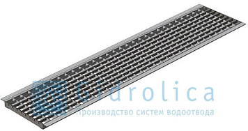 Решетка водоприемная Gidrolica Standart РВ -20.24.100 - ячеистая стальная оцинкованная, кл. А15