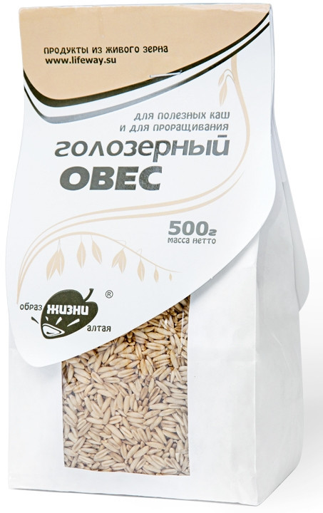 Овес голозерный, 500 г