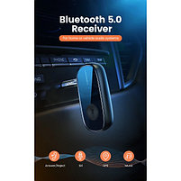 Bluetooth V5.0 Audio Receiver, 3.5mm + микрофон, CM279 (70304) UGREEN, фото 2