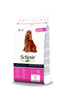 Schesir ,Шезир Dry Line Adult Medium корм для взрослых собак средних пород с ветчиной 3 кг