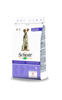 Schesir ,Шезир Dry Line Senior Medium корм для пожилых собак средних пород с курицей 3 кг
