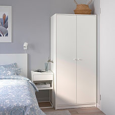 Шкаф платяной 2-дверный КЛЕППСТАД 79x176 см ИКЕА, IKEA, фото 3