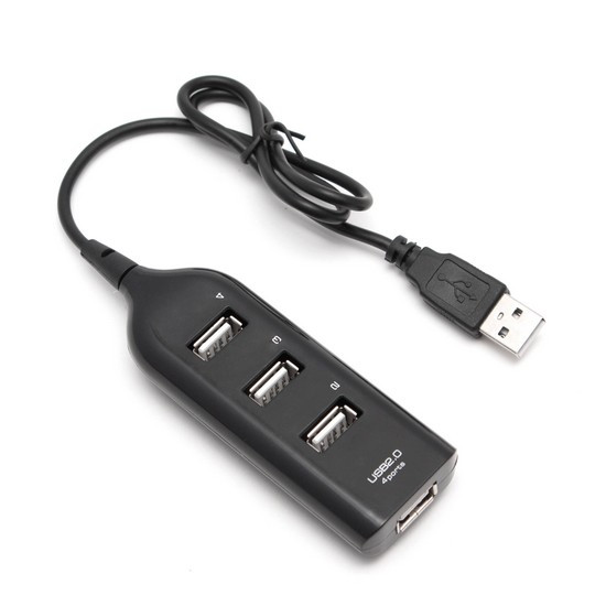 Расширитель USB, Deluxe, DUH4007BK, 4 Порта, USB 2.0 Hi-Speed