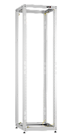 Монтажная стойка двухрамная раздвижная 19", 24U, Г(600-1000) мм, в разобранном виде, GY, шт