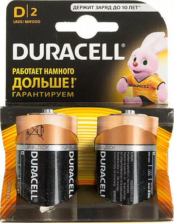 Батарейка DURACELL размер D2, фото 2