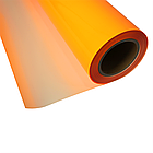 Термо флекс 0,5мх25м PU флуоресцентный оранжевый метр, фото 2