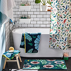 Штора для ванной САНДБРЕДАН разноцветный 180x200 см ИКЕА IKEA, фото 2