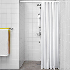 Штора для ванной БЬЕРСЕН белый 180x200 см ИКЕА IKEA, фото 2