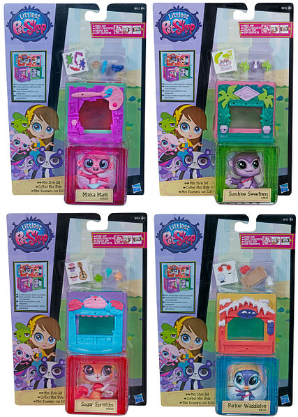  Littlest Pet Shop Set de estilo mini Minka Pet : Juguetes y  Juegos