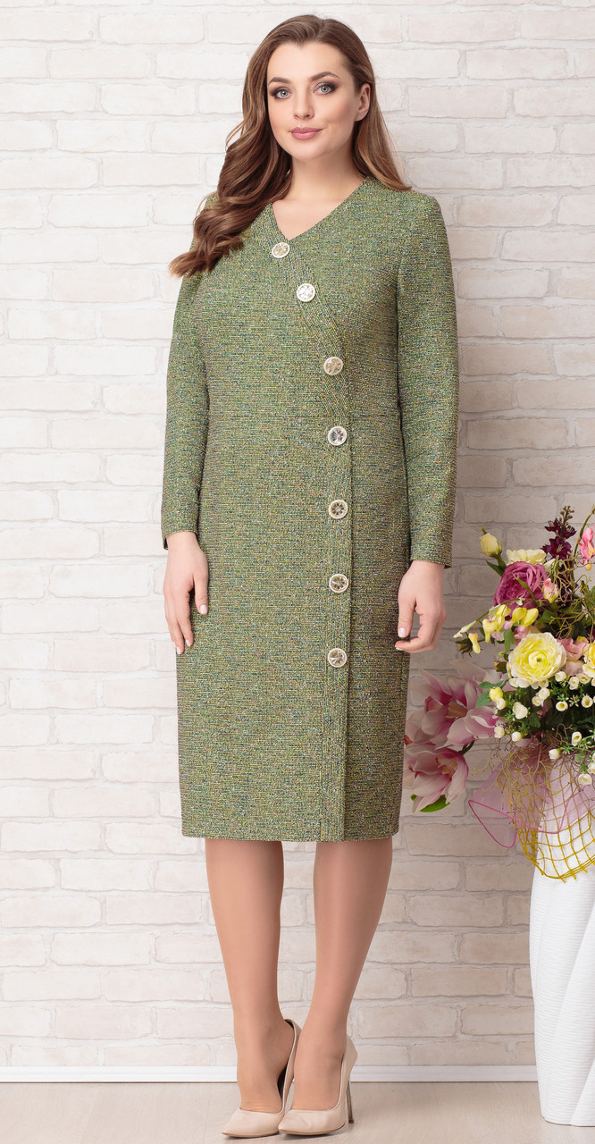Платье Aira Style-735, зеленый, 54