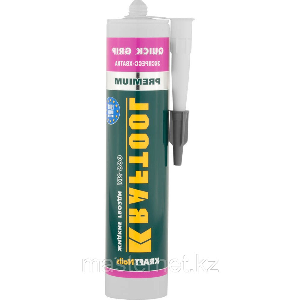 Клей монтажный KRAFTOOL KraftNails Premium KN-990, экспресс хватка, 310мл