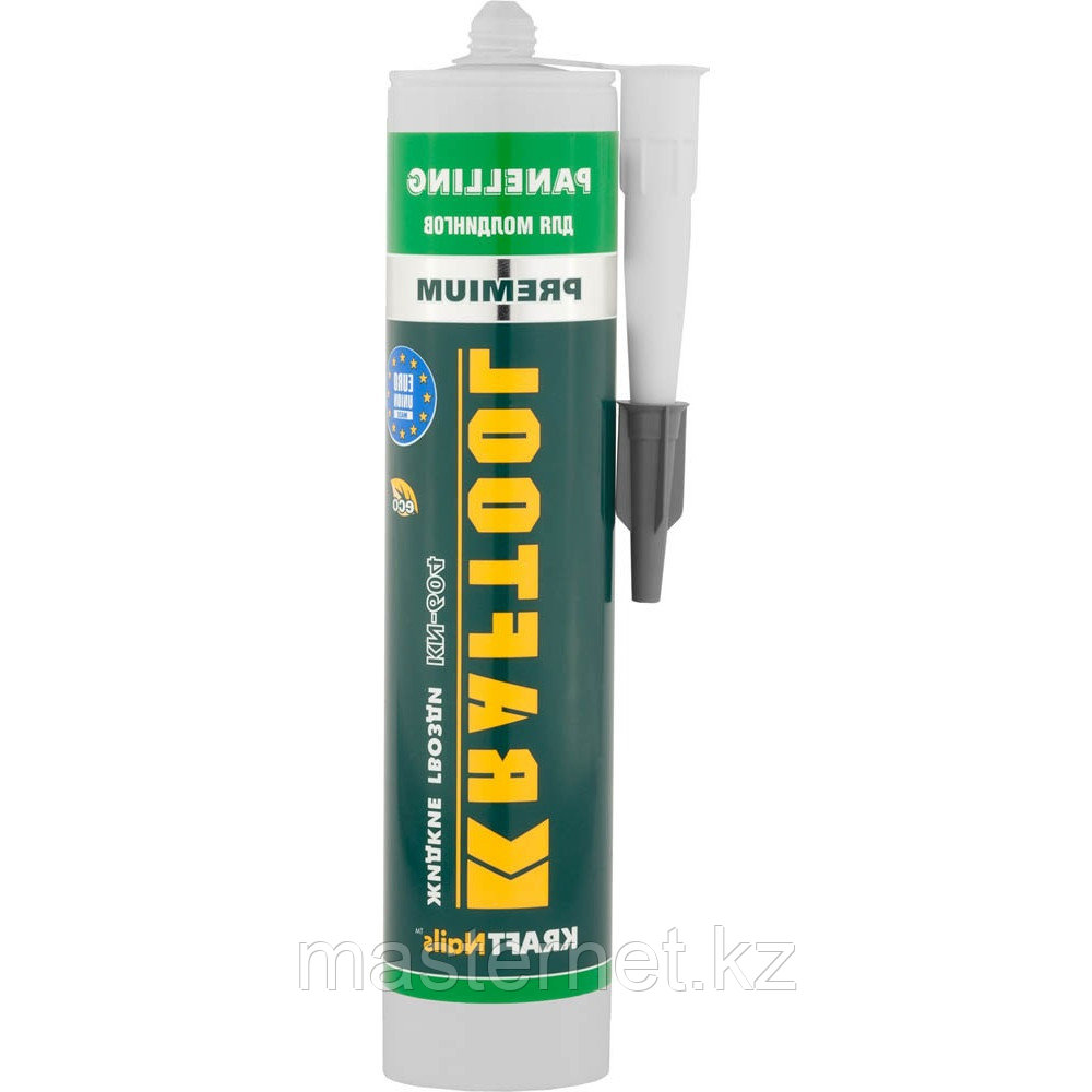 Клей монтажный KRAFTOOL KraftNails Premium KN-604, для молдингов, панелей и керамики, без растворителей, 310мл - фото 1 - id-p71917879