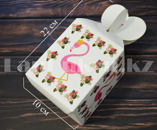 Podarochnaya upakovka Flamingo podarochnaya korobka Bonbon'yerka kartonnaya Подарочная упаковка Flamingo подарочная коробка Бонбоньерка картонная