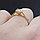 Золотое кольцо с Бриллиантами VS1/G 0,26Ct, 750 проба, фото 8