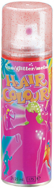 Спрей Sibel Fluo Glitter Hair Color для волос с блестками Красный 125 мл