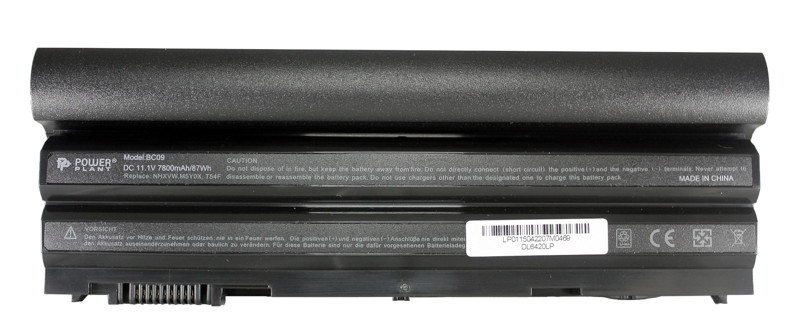 Аккумулятор PowerPlant для ноутбуков DELL Latitude E6420 (X57F1) 11.1V 7800mAh