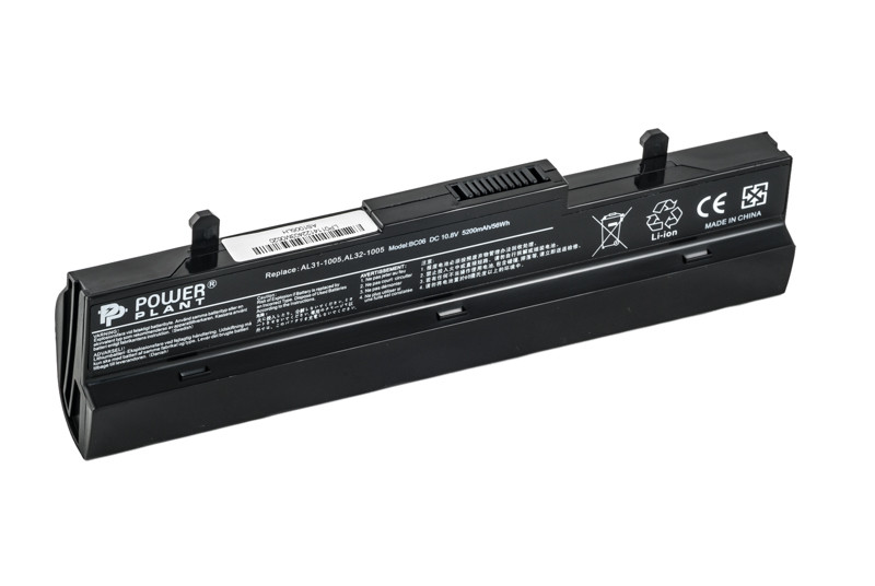 Аккумулятор PowerPlant для ноутбуков ASUS Eee PC1005HA (AL32-1005, AS1005LH) 10.8V 5200mAh - фото 1 - id-p71970625