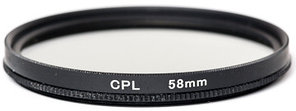 Светофильтр PowerPlant CPL 58 мм