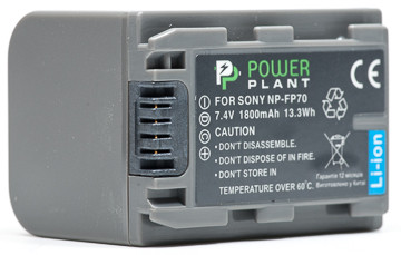 Aккумулятор PowerPlant Sony NP-FP70 1800mAh - фото 1 - id-p71970796
