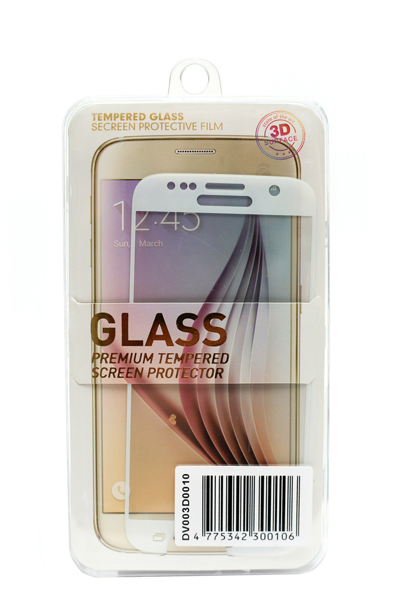 Защитное стекло 3D PowerPlant для Samsung S7 White - фото 1 - id-p71971085