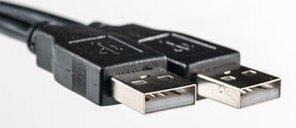 Кабель PowerPlant USB 2.0 AM– AM, 5м, Double ferrites
