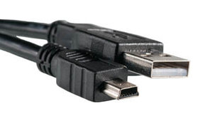 Кабель PowerPlant USB 2.0 AM - Mini, 0.5м