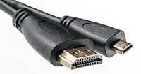 Видeo кабель PowerPlant HDMI - micro HDMI, 0.5m, позолоченные коннекторы, 1.3V
