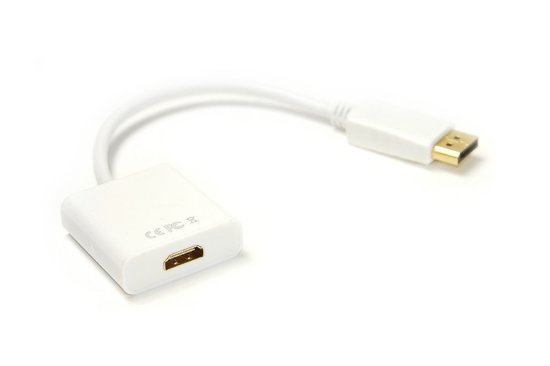 Видeo кабель PowerPlant DisplayPort - HDMI, 0.15m, 1.4V