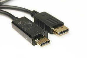 Видeo кабель PowerPlant DisplayPort - HDMI, 1.8m, 1.4V