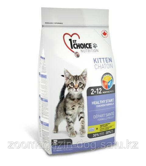 1st Choice KITTEN для котят с мясом курицы, 5,44 кг