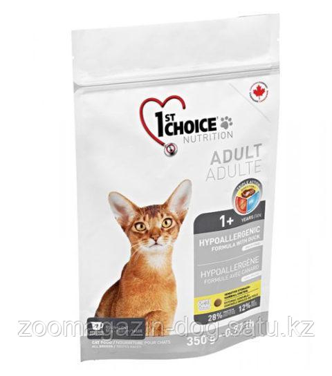 1st Choice HYPOALLERGENIC гипоаллергенный корм для кошек с уткой и картофелем, 350гр