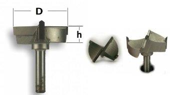 Фреза Форстнера Глобус D=20,l=18,d=8mm арт.1011 D20