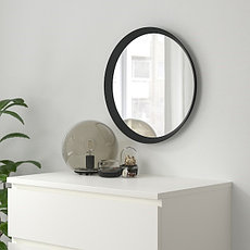 Зеркало ЛАНГЕСУНД темно-серый, 50 см ИКЕА, IKEA, фото 3