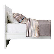 Кровать каркас МАЛЬМ 90х200 белый ИКЕА, IKEA, фото 3