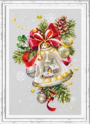 Набор для вышивания крестом "Рождественский колокольчик"