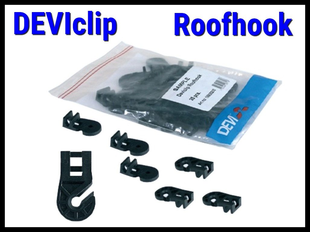 Крепление кабеля на металлической кровле Deviclip Roofhook - фото 1 - id-p70145001