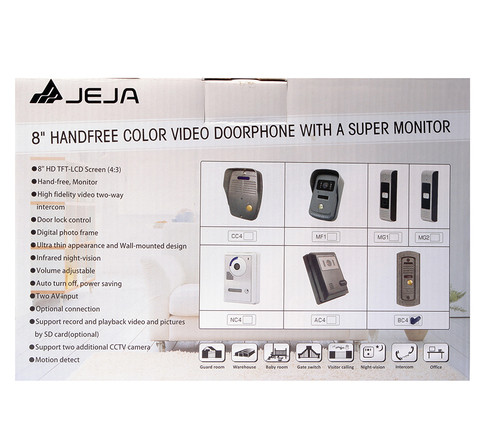 Видеодомофон цветной JEJA JS-S835R2 с функцией видеозаписи - фото 4 - id-p72015125