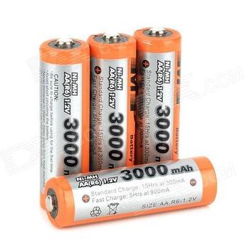 Аккумуляторы [перезаряжаемые батарейки] Multiple Power (ААА / 1250 mAh)