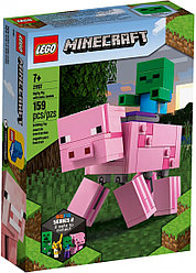 21157 Lego Minecraft Большие фигурки "Свинья и Зомби-ребёнок", Лего Майнкрафт