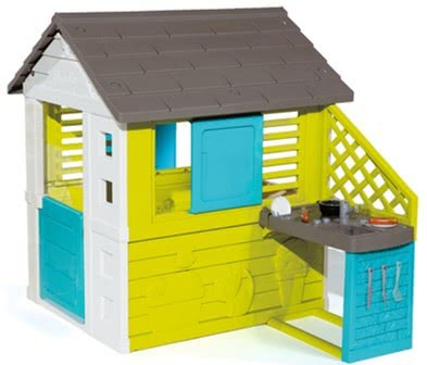 Игровой домик с кухней (голубой) 810711