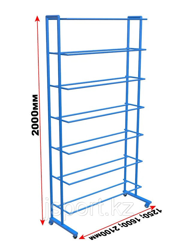 Стеллаж для мячей односторонний - фото 2 - id-p72035704