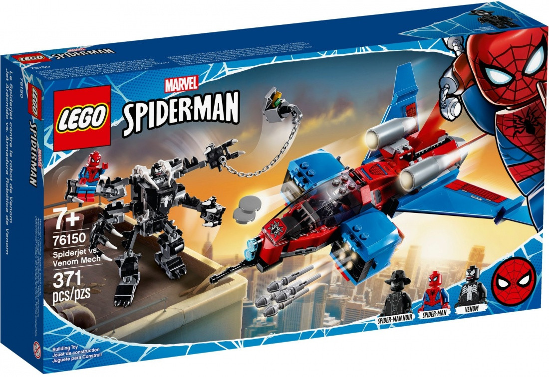 76150 Lego Super Heroes Реактивный самолёт Человека-Паука против Робота Венома, Лего Супергерои - фото 1 - id-p72035827