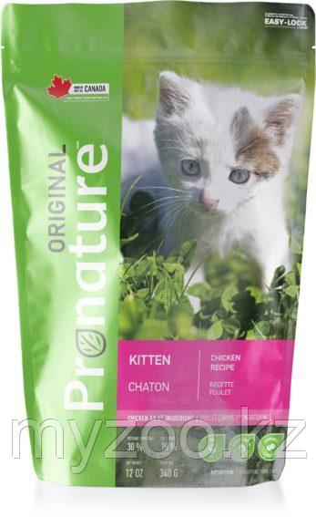 Pronature Original Kitten Пронатюр Оригинал корм для котят 340 гр