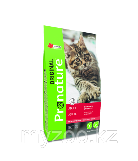 Pronature Original Adult Пронатюр Оригинал корм для кошек на курице с ягненком 2,2 кг