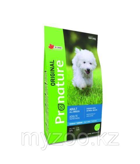 Pronature Original ADULT для взрослых собак всех пород с курицей и овсом, 2.2 кг