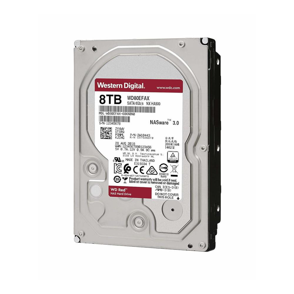 Western Digital WD80EFAX жесткий диск Red HDD 8Tb 6Gb/s 3.5" 256Mb 5400rpm
