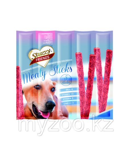 STUZZY FRIENDS лакомства для собак блистер Ветчина 5шт*11г